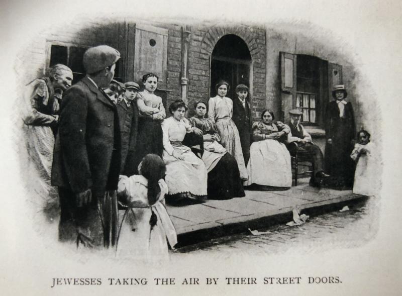 poor jewesses take the air by their doors
